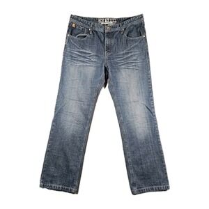 Southpole Mens Jeans 38x32 Blue Relaxed Straight MCM XCI Vintage Y2K‎ Denim